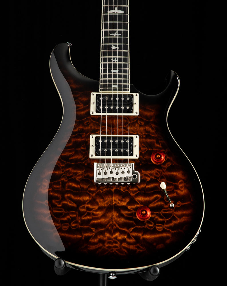 Paul Reed Smith SE Custom 24 Quilt Black Gold Burst