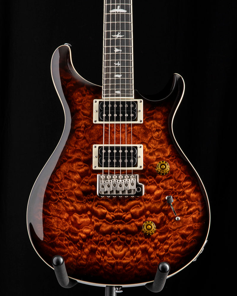 Paul Reed Smith SE Custom 24 Quilt Black Gold Burst