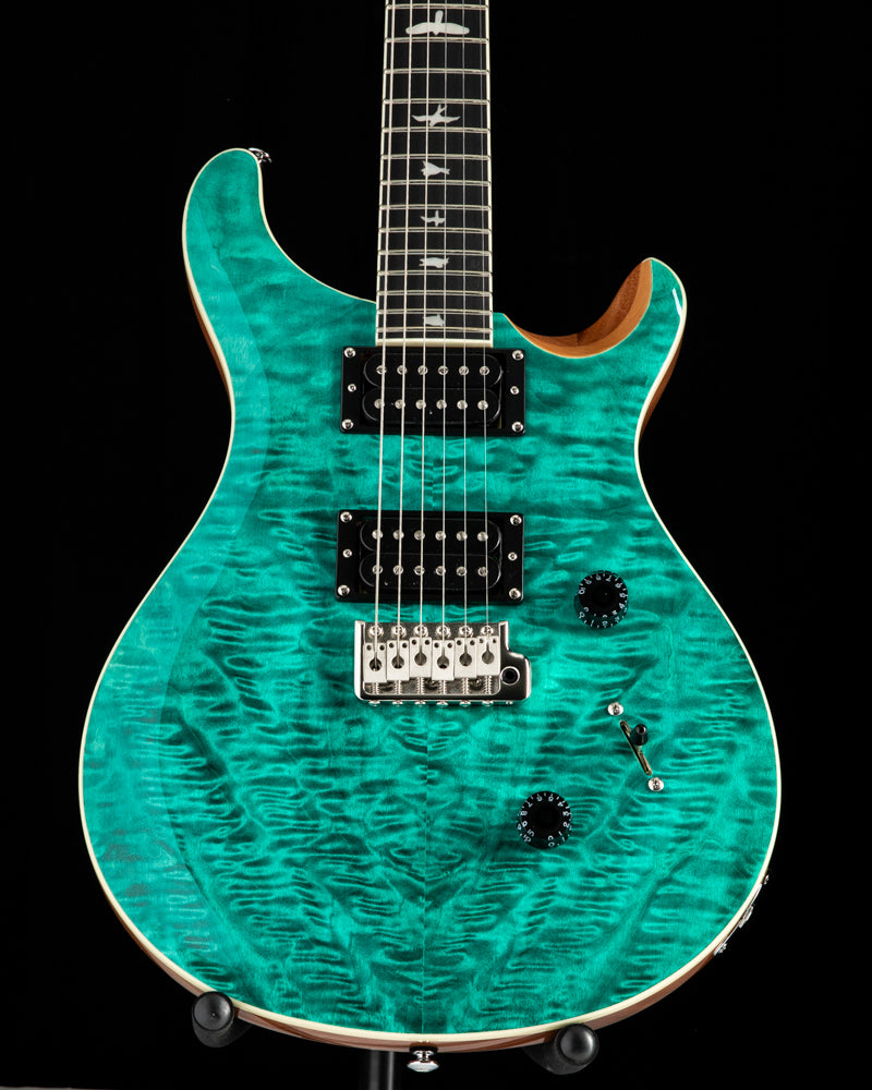 エレキギター PRS SE CUSTOM 24 QUILT turquoise Paul Reed Smith SE Custom 24 Quilt Electric Guitar - Turquoise