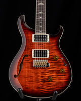 Paul Reed Smith SE Custom 24 Semi-Hollow Piezo Orange Tiger Smokeburst