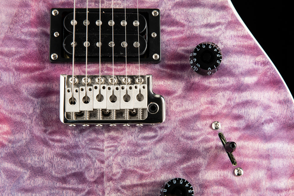 PaulReedSmith Custom24希少カラーviolet【美品】 PRS SE Custom24 Quilt Package Violet エレキギター ポール