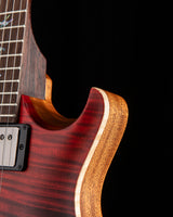 Paul Reed Smith Wood Library Tremonti Satin Fire Red Black Fade Brian's Limited