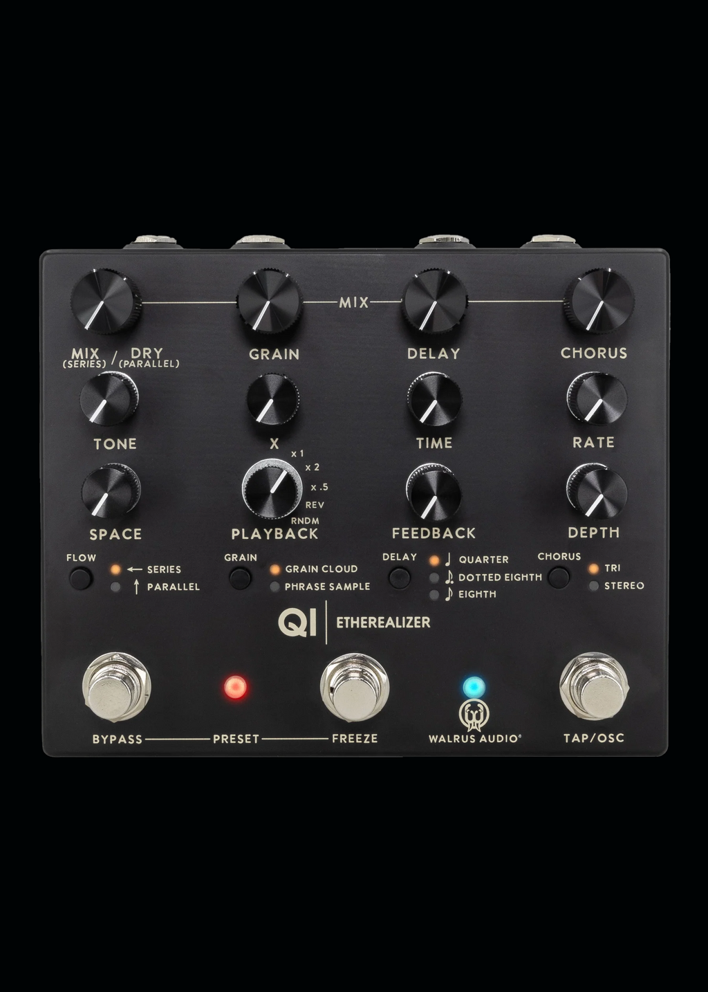 Walrus Audio Qi Etherealizer Black Walrus Audio Qi Etherealizer Black