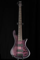Used Schecter Stiletto Studio V Transparent Purple