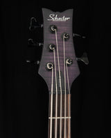 Used Schecter Stiletto Studio V Transparent Purple