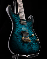 Suhr Standard Trans Teal Thin Burst Limited Edition