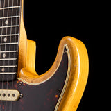 Used Danocaster Custom Guitars Double Cut Hippie Refin Natural