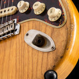 Used Danocaster Custom Guitars Double Cut Hippie Refin Natural