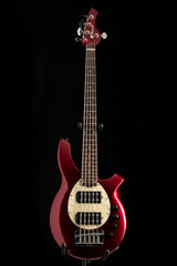 Used Ernie Ball Music Man Bongo 5 HH Burgundy Red