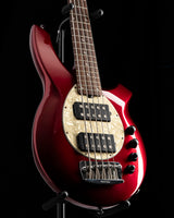 Used Ernie Ball Music Man Bongo 5 HH Burgundy Red