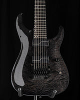 Used ESP LTD Buz McGrath Signature Buz-7 See-Thru Black