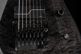 Used ESP LTD Buz McGrath Signature Buz-7 See-Thru Black