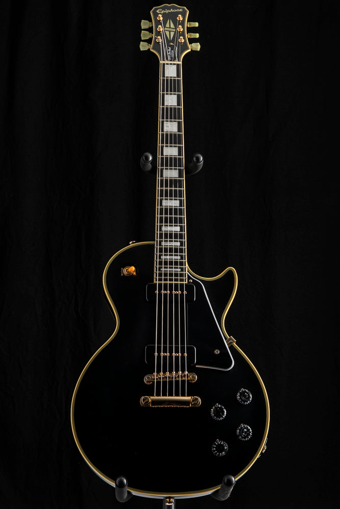 Epiphone inspired by Les Paul Custom 黒 Epiphone Inspired by Gibson Custom Les Paul Custom Electric Guitar