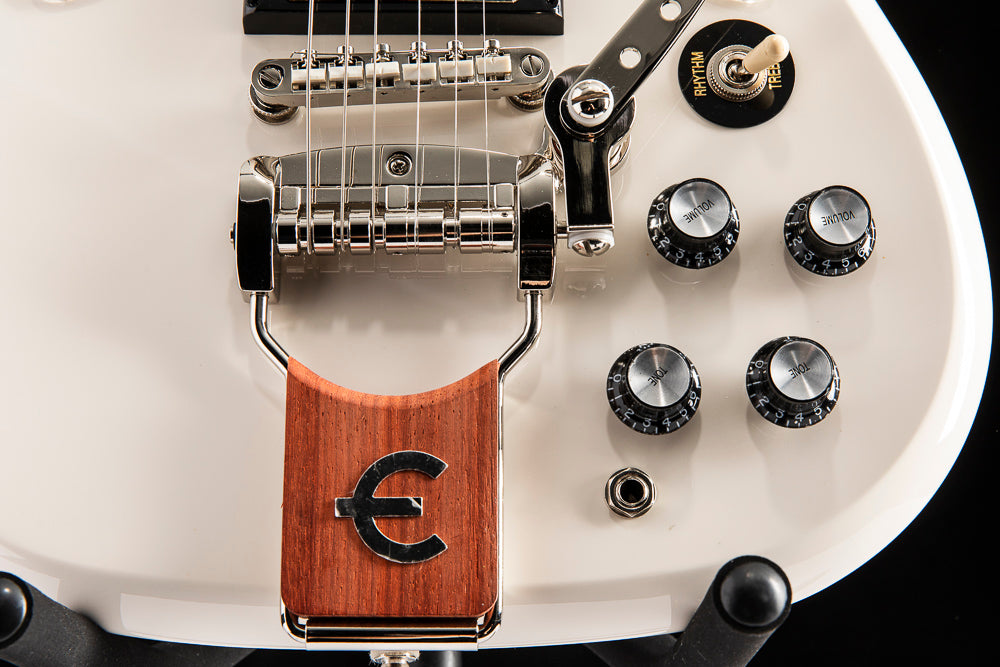 Used Epiphone Crestwood Custom Polaris White