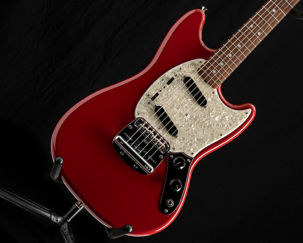 Used Fender MG-69 Mustang Fiesta Red