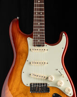 Used Fender American Elite Ash Stratocaster Cherry Burst
