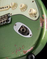 Used Fender Custom Shop Relic '64 Special Strat Aged Sage Green Metallic