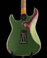 Used Fender Custom Shop Relic '64 Special Strat Aged Sage Green Metallic