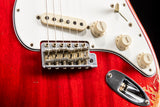 Used Fender Custom Shop '63 Strat Heavy Relic Crimson Transparent