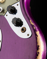 Used Fender Custom Shop 1965 Jaguar Heavy Relic Faded Purple Metallic