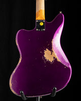 Used Fender Custom Shop 1965 Jaguar Heavy Relic Faded Purple Metallic