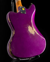 Used Fender Custom Shop 1965 Jaguar Heavy Relic Faded Purple Metallic