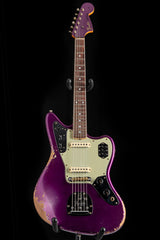 Used Fender Custom Shop 1965 Jaguar Heavy Relic Faded Purple Metallic