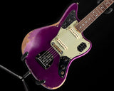 Used Fender Custom Shop 1965 Jaguar Heavy Relic Faded Purple Metallic