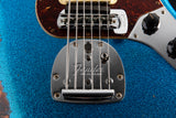 Used Fender Custom Shop Bass VI Ash Heavy Relic Blue Sparkle over 2-Color Sunburst