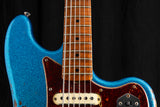 Used Fender Custom Shop Bass VI Ash Heavy Relic Blue Sparkle over 2-Color Sunburst