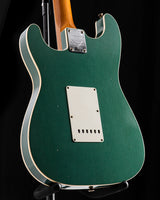 Used Fender Custom Shop Double Bound Strat Journeyman Aged Sherwood Metallic