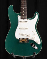 Used Fender Custom Shop Double Bound Strat Journeyman Aged Sherwood Metallic