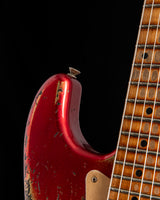 Used Fender Custom Shop '54 Roasted Strat Super Heavy Relic Aged Candy Apple Red over 2-Color Sunburst