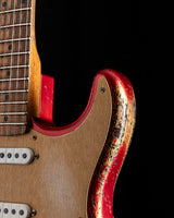 Used Fender Custom Shop '54 Roasted Strat Super Heavy Relic Aged Candy Apple Red over 2-Color Sunburst