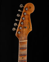 Used Fender Custom Shop '54 Roasted Strat Super Heavy Relic Aged Candy Apple Red over 2-Color Sunburst