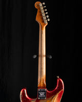 Used Fender Custom Shop '54 Roasted Strat Super Heavy Relic Aged Candy Apple Red over 2-Color Sunburst