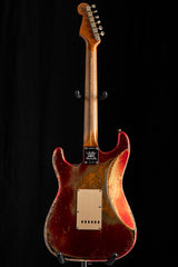 Used Fender Custom Shop '54 Roasted Strat Super Heavy Relic Aged Candy Apple Red over 2-Color Sunburst