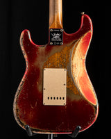 Used Fender Custom Shop '54 Roasted Strat Super Heavy Relic Aged Candy Apple Red over 2-Color Sunburst