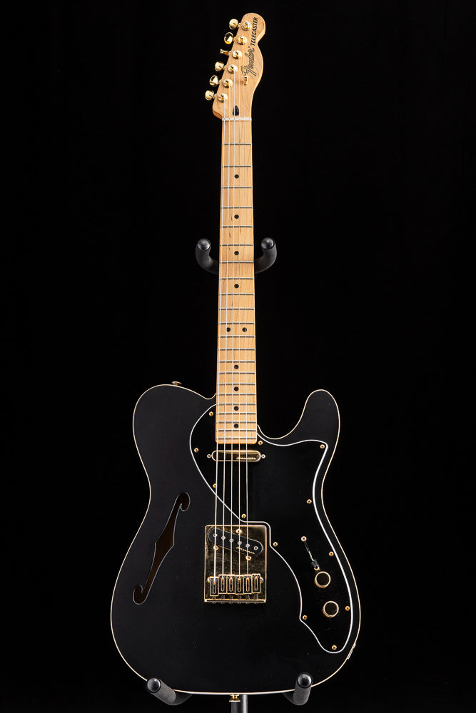 Used Fender Deluxe Telecaster Thinline Satin Black Limited Edition