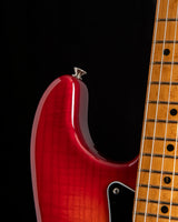 Used Fender Rarities Flame Ash Top Stratocaster Plasma Red Burst