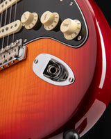 Used Fender Rarities Flame Ash Top Stratocaster Plasma Red Burst