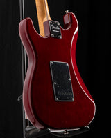 Used Fender Rarities Flame Ash Top Stratocaster Plasma Red Burst