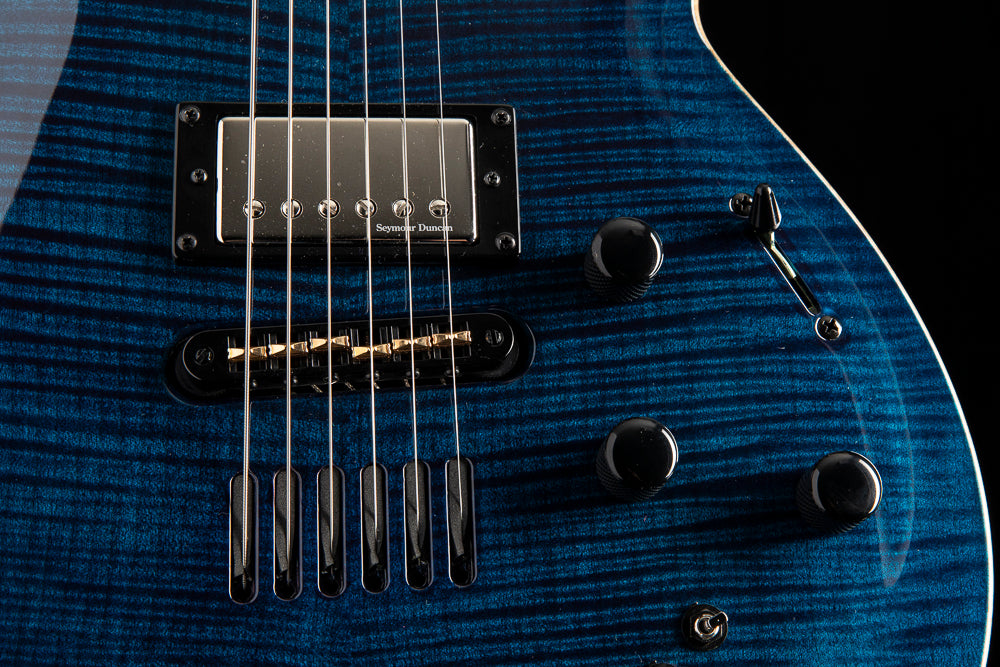 Used Godin LGX-SA Trans Blue Flame