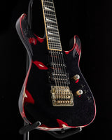 Used 1984 Jackson USA Soloist Axes of Evil Black Pearl