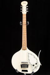 Used Jerry Jones Baby Sitar White Crackle