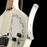 Used Jerry Jones Baby Sitar White Crackle