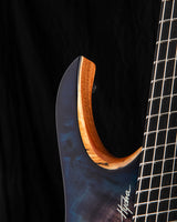 Used Mayones Hydra VF 6 Dirty Purple Blue Burst