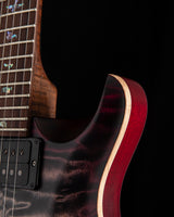 Used Paul Reed Smith Wood Library Custom 24 Satin Charcoal Purpleburst