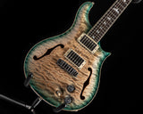 Used Paul Reed Smith Private Stock Dweezil Zappa Custom 24 Semi-Hollow Limited Glacier Blue Smoked Burst