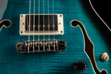 Used Paul Reed Smith SE Hollowbody II Piezo Peacock Blue Burst